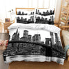 New York Print Duvet Cover