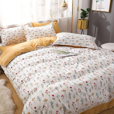 Flower Print Duvet Cover