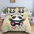 Lovely Panda Yellow Duvet Cover