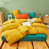 Plain Yellow Duvet Cover