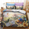 Beauty and the Beast At the Castle Duvet Cover