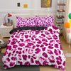 Pink Leopard Duvet Cover