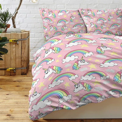 Unicorn Emoji Duvet Cover