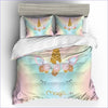 Duvet Cover Unicorn Girl magic horn