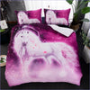 Pink Legendary Unicorn Duvet Cover