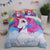 Pink Mane Unicorn Duvet Cover