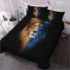 Orange and Blue Lion Duvet Cover