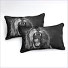 Black and White Roaring Lion Duvet Cover