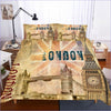 Vintage London Duvet Cover