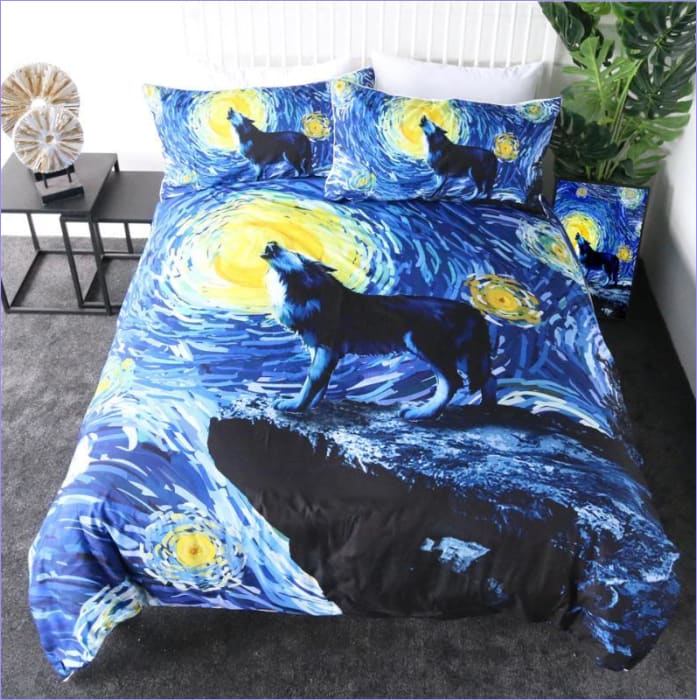 Artistic Wolf Duvet Cover