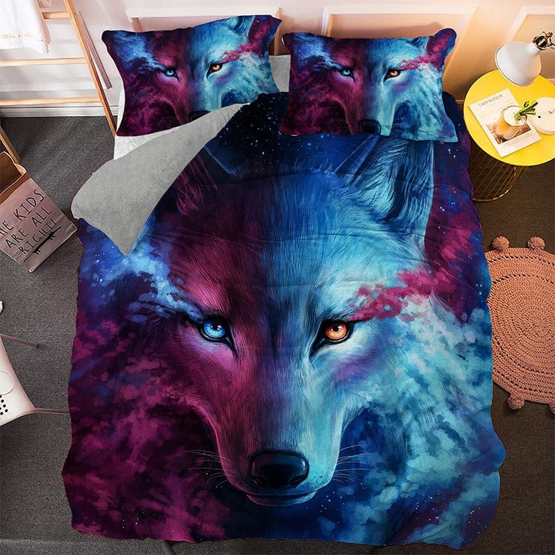 White Wolf Duvet Cover