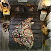 Bohemian Wolf Duvet Cover