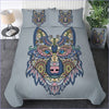 Inca Wolf Duvet Cover