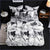 Black and White Wolf Duvet Cover