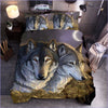 Drawing Style Wolf Duvet Cover