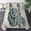 Tribal Wolf Duvet Cover