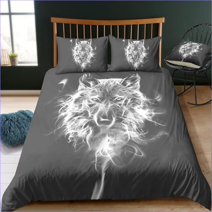 Ghost Wolf Duvet Cover