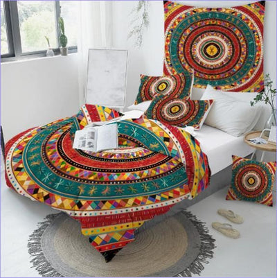 Aztec Mandala Duvet Cover