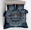 Midnight Blue Mandala Duvet Cover