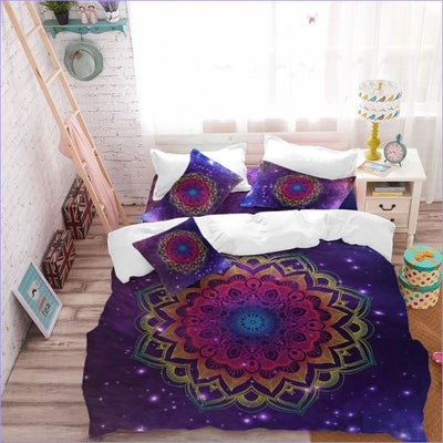 Cosmic Mandala Duvet Cover