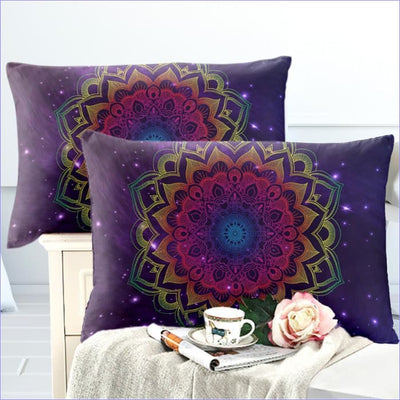 Cosmic Mandala Duvet Cover