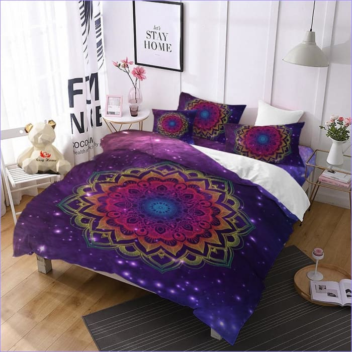 Cosmic Mandala Duvet Cover