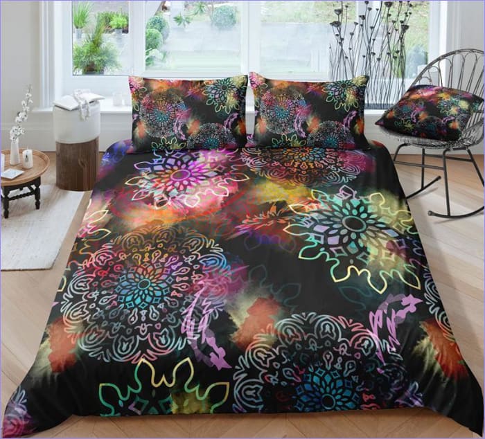 Firework Mandala Duvet Cover