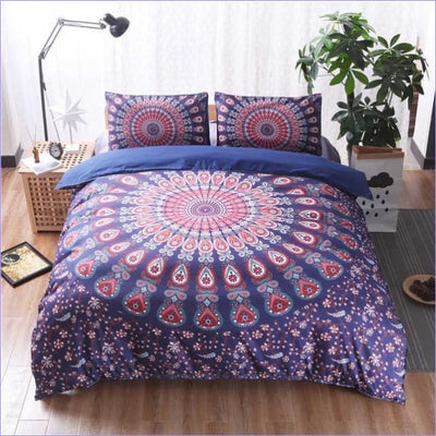 Floral Mandala Duvet Cover