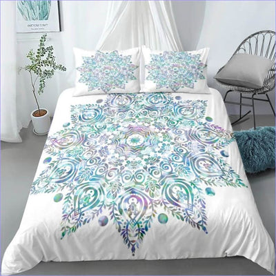 Flower Mandala Duvet Cover