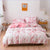 Pink Marble Duvet Cover