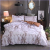 Luxury Taupe Marble Duvet Cover