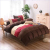 Red Brown Duvet Cover