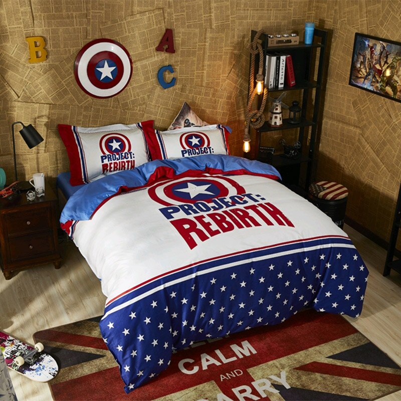 Marvel Captain America Duvet Cover 100% Cotton