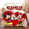 Mickey And Minnie Heart Duvet Cover