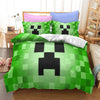 Minecraft Screeper Duvet Cover