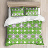 Green Circles Modern Duvet Cover