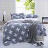 White Cross Modern Duvet Cover