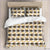 Yellow and Brown Diamonds Modern Duvet Cover