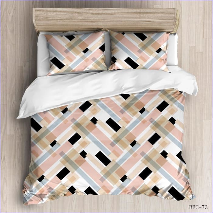 Parallax Pink Modern Duvet Cover