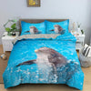 Dolphin Pattern Duvet Cover