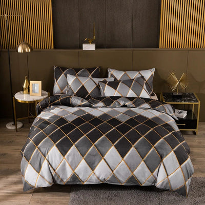 Diamond Pattern Duvet Cover