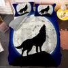 Wolf Moon Duvet Cover