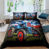 Blue Tractor Duvet Cover