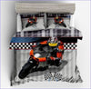 Racing Motorcycle Duvet Cover