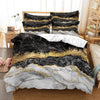 Black and Gold Duvet Cover