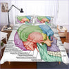 Crane Anatomy Original Duvet Cover