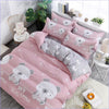 Pink Bear Duvet Cover