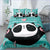 Panda in Love Duvet Cover