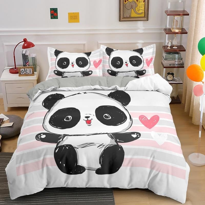 Panda Kids Duvet Cover