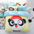 Happy Panda Duvet Cover